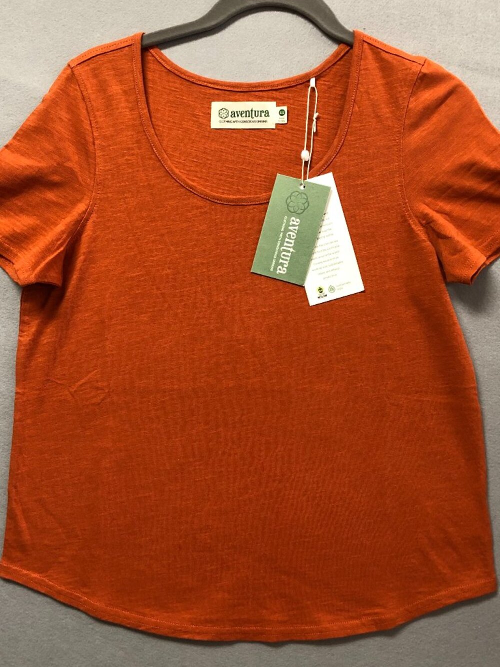 Aventura XS Kenley Top Rust New Organic Cotton